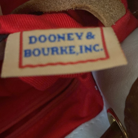 Dooney & Bourke White Leather Bucket Bag Purse - Picture 8 of 12